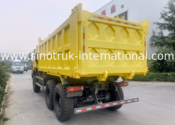 Sinotruk Howo Tipper Dump Truck 6 × 6 All Wheel Drive With 14.00R20 Single Tyre 380Hp