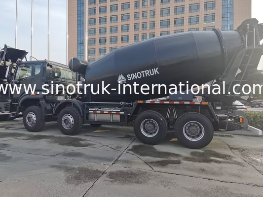 NEW HOWO HOHAN SINOTRUK Concrete Mixer Truck Black 10CBM 380HP 8X4 RHD