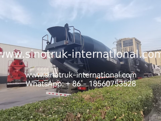 NEW HOWO HOHAN SINOTRUK Concrete Mixer Truck Black 10CBM 380HP 8X4 RHD