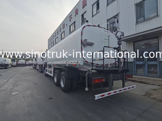 Sinotruk HOWO White RHD 6x4 Water Tank Truck ZZ1257V4347B1 With High Pressure Flush Function