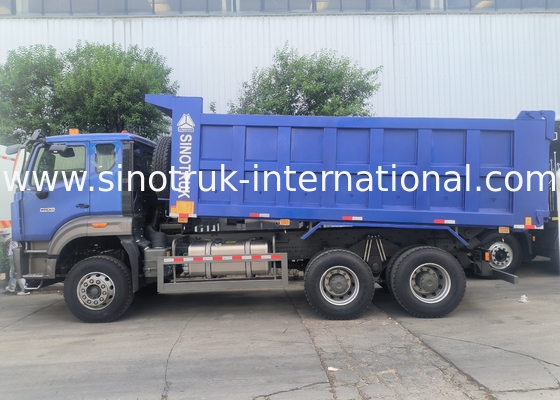 Sinotruk Howo Tipper Dump Truck Nx 6 × 4  Rhd 10 Wheels H77L Cabin Euro 2