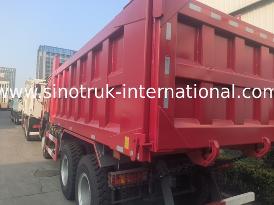 30 - 40 Tons RHD Sinotruk Howo Dump Truck 10 Wheels