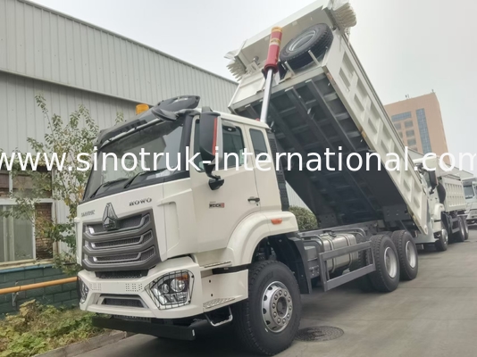 30 - 40 Tons RHD 10 Wheels Tarpaulin Sinotruk Howo 6x4 Tipper Truck For Construction