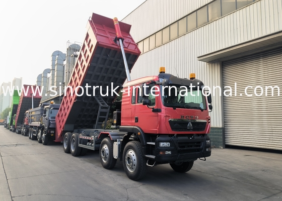 8 × 4  Lhd 12 Wheels Sinotruk Tipper 400Hp Euro 2