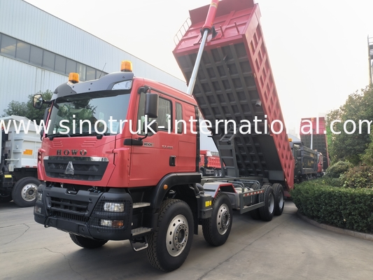 8 × 4  Lhd 12 Wheels Sinotruk Tipper 400Hp Euro 2