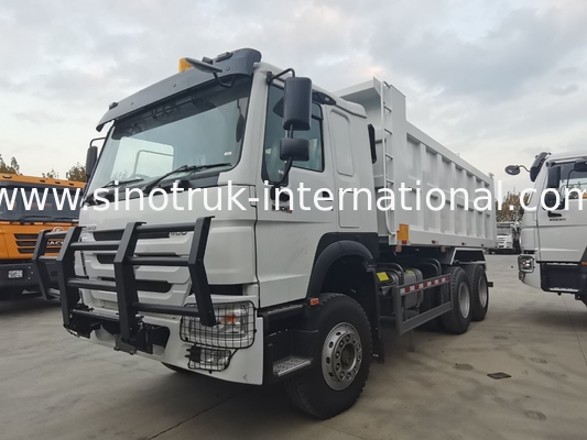 SINOTRUK HOWO 400HP Tipper Dump Truck For Construction A7 Military Bumper Warning Light