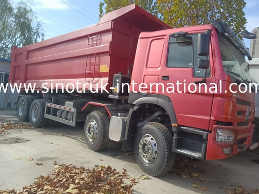 Tipper Dump Truck SINOTRUK HOWO A7 8X4 For Construction ZZ3317V3567B1