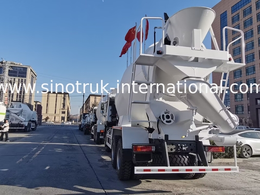 SINOTRUK HOWO 6×4 10 Wheels Concrete Mixer Truck 400 HP High Efficiency LHD