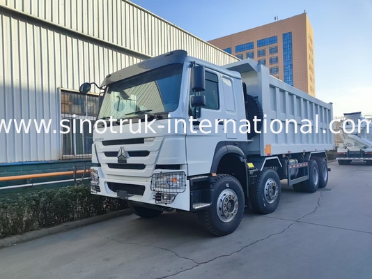 Large Capacity 27 Cubic Meters 4 Axle Dump Truck 400 Horsepower For Efficient Operation