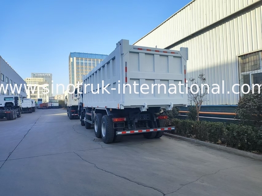 Large Capacity 27 Cubic Meters 4 Axle Dump Truck 400 Horsepower For Efficient Operation