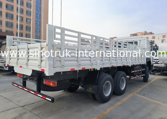 Sinotruk Howo Brand New Cargo Truck  6 × 6  All Wheel Drive Lhd 10 Wheels Long Cargo Box
