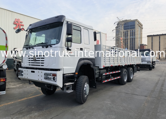 Sinotruk Howo Brand New Cargo Truck  6 × 6  All Wheel Drive Lhd 10 Wheels Long Cargo Box