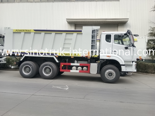 30-40 Tons RHD 10 Wheels Tipper Dump Truck SINOTRUK Haohan For Construction White