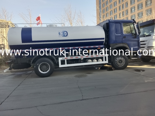 HOWO SINOTRUK Water Tank Truck 300HP Blue