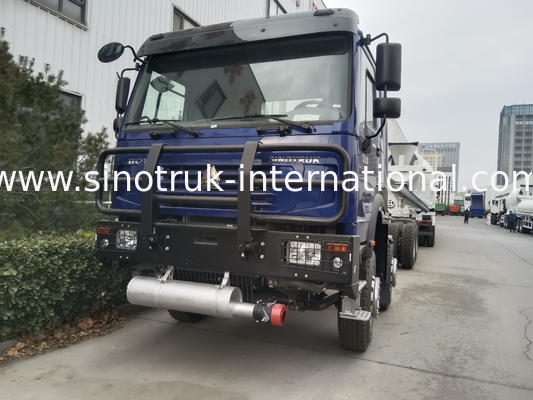 SINOTRUK HOWO Oil Tank Truck Chassis 400HP 8X4 LHD 50 Tons 40CBM