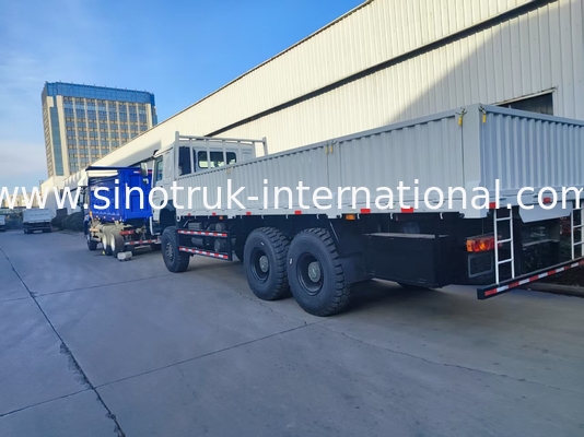 Unleash Power and Versatility All Conquering White HOWO 6x6 400HP Off - Road Cargo Truck