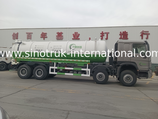 Vacuum Pump Sewage Suction Truck Septic Tank Cleaning Truck 20CBM LHD 380HP