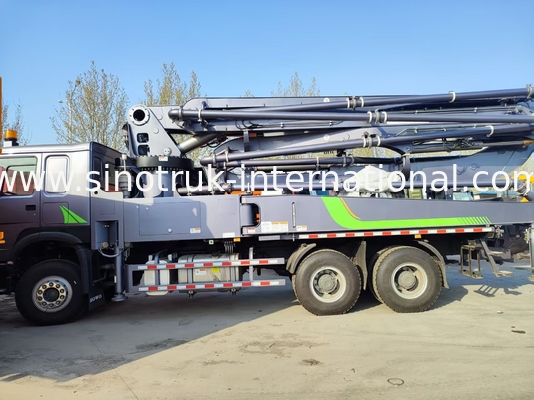 High Rise Mastery HOWO 380HP Smart Pump Truck’s 52m Boom 6x4 Traction For Unmatched Vertical Pouring