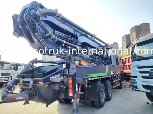 High Rise Mastery HOWO 380HP Smart Pump Truck’s 52m Boom 6x4 Traction For Unmatched Vertical Pouring