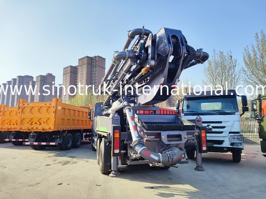 High Rise Mastery HOWO 380HP Smart Pump Truck’s 52m Boom 6x4 Traction For Unmatched Vertical Pouring