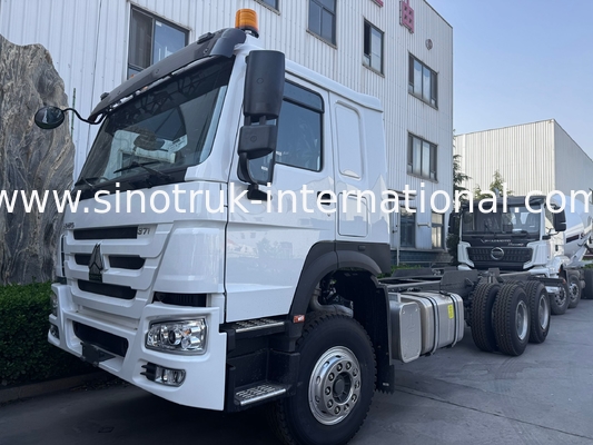 SINOTRUK  HOWO Truck Chassis SINOTRUK Engine371HP 6 × 4  RHD With Warning Light Used In Dump Truck Cargo Truck Water Truck