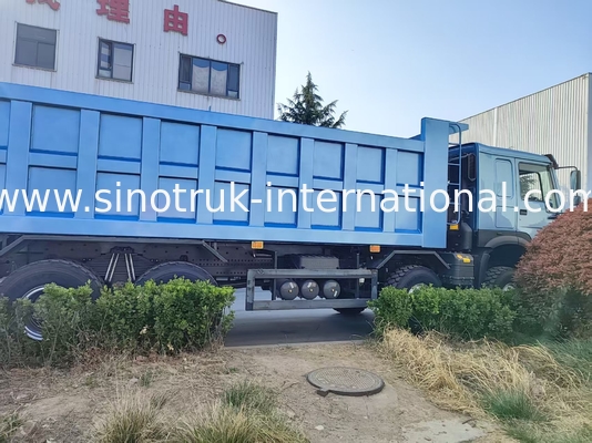Captivating Blue HOWO 8×4 380HP 26.91CBM Dump Truck Where Power Meets Precision In Every Load!