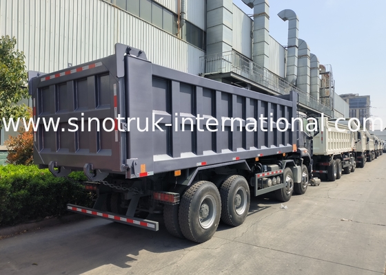 5300*2300*1500mm Cargo Box Heavy Duty Dump Truck For Smooth Cargo Transportation RHD / LHD Driving Type