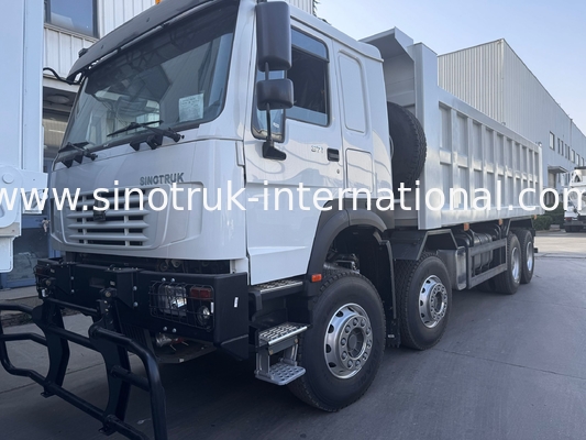 SINOTRUK HOWO 371HP Tipper Dump Truck Construction Old Front Face Military Bumper For Mining Areas