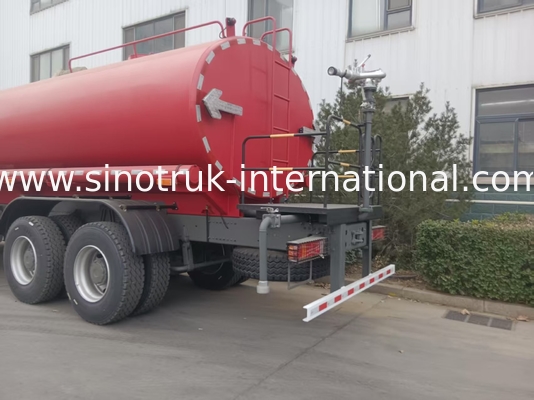 HOWO SINOTRUK Water Tank Truck 380HP With High Pressure Flush Function 6×4
