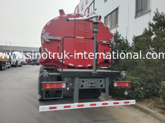 HOWO SINOTRUK Water Tank Truck 380HP With High Pressure Flush Function 6×4