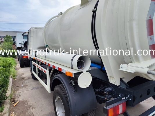 4x2 Light-Duty Sewage Truck 6CBM Capacity 160HP 8.00R20 Steel Tires