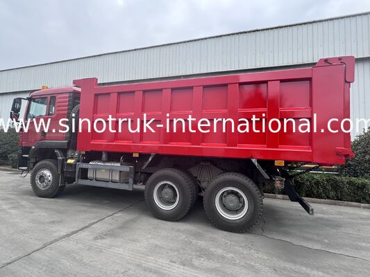 SINOTRUK HOWO TX Model 400HP LHD Tipper Dump Truck 6X4 With Warning lights