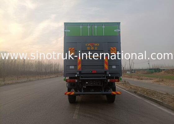 SINOTRUK Heavy Duty Truck with 4X4 LHD Drive Type, 5000*2300*2300 mm Cargo Tank, and 16T Rear Axle Capacity for Heavy Load Hauling