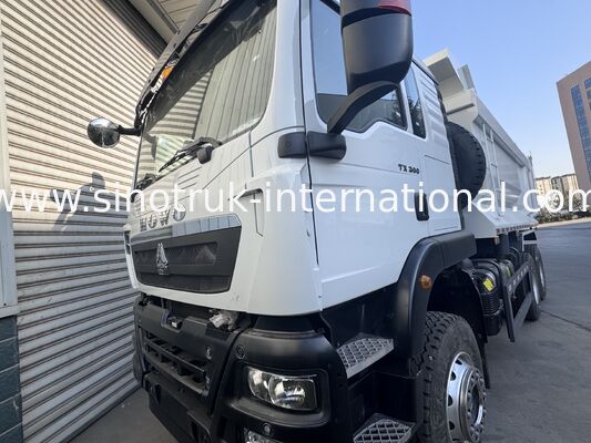 SINOTRUK HOWO TX Model 380HP LHD Tipper Dump Truck 6X4 Utype Container White