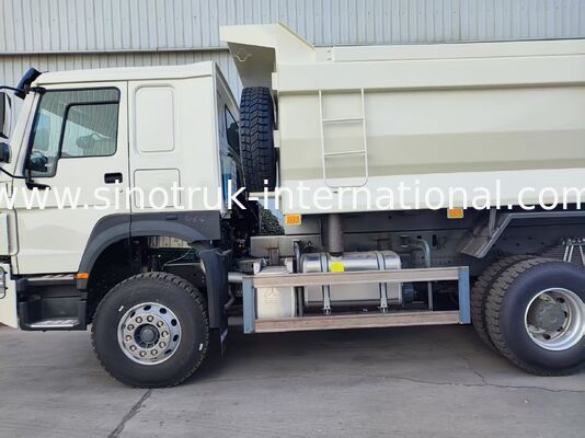 371HP White U-Shaped Cargo Box Dump Truck with Superior Mid-Lift Performance