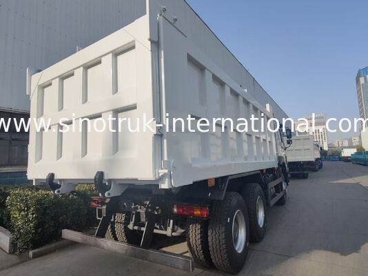 SINOTRUK HOWO 371HP Heavy-duty Tipper Dump Truck with 10 Wheels and Rectangular Cargo Box