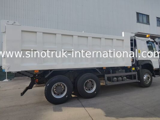 SINOTRUK HOWO 371HP Heavy-duty Tipper Dump Truck with 10 Wheels and Rectangular Cargo Box