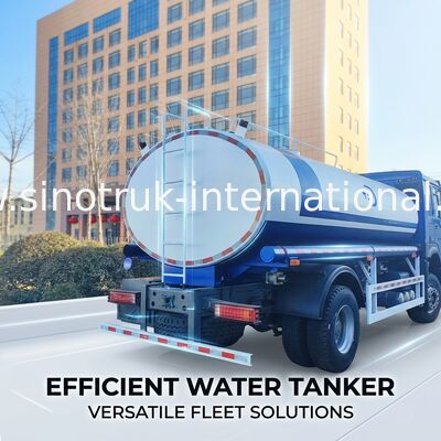 SINOTRUK HOWO 4x2 300HP Blue Chassis With 10m³ Water Tank Body