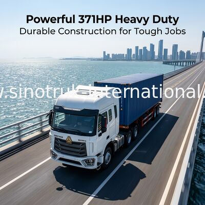 ZZ427V344JB1R Tractor Truck with 371HP Engine, 6x4 Drive Wheel, and H77L Cabin With A/C for Heavy Duty Transport