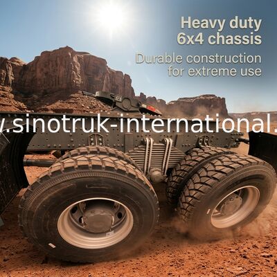 SINOTRUK 430 horsepower 6 × 4 tractor with a military bumper