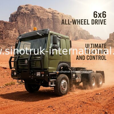 6x6 Drive Wheel Tractor Truck The Optimal Choice for 430hp Horsepower Requirements
