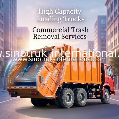 High Performance Garbage Collection Truck , Solid Waste Management Trucks