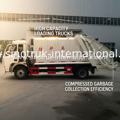 5CBM Compressed Garbage Compactor Truck Refuse Collection Vehicle
