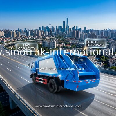 Waste Collection Vehicle Commercial Waste Management Garbage Truck 5-6 CBM