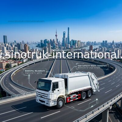 Waste Collection Vehicle Carriage Removable Garbage Disposal Vehicles 20-25 CBM
