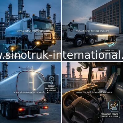400Hp Engine Output Oil Transport Truck The Perfect Solution for Safe Oil Delivery