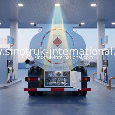 SINOTRUK Howo Semi Truck Fuel Tank 4x2 Lhd Euro2 290hp White
