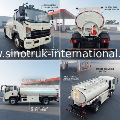 HOWO 4×2 Light Truck 5-6CBM LHD 160HP