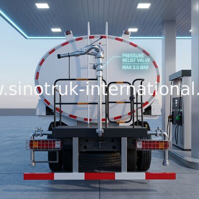 LHD 6×4 10wheels HOWO Oil Tank Truck High Horsepower 400HP