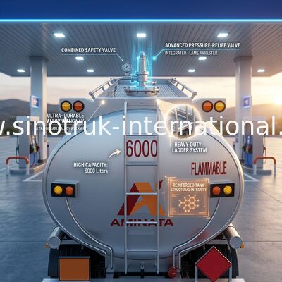 HOWO 6×4 10 wheels Oil Tank Truck 400HP 20CBM